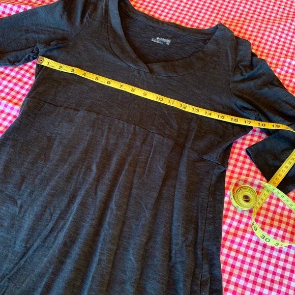 Columbia 3/4 Sleeves V Neck Shirt Dress - Picture 6 of 7